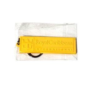 Royal Caribbean International Keychain New In Package Rubber Flexible 3"
